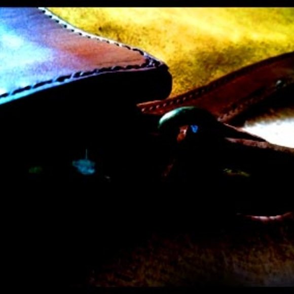 New Italian Leather Messenger Bag